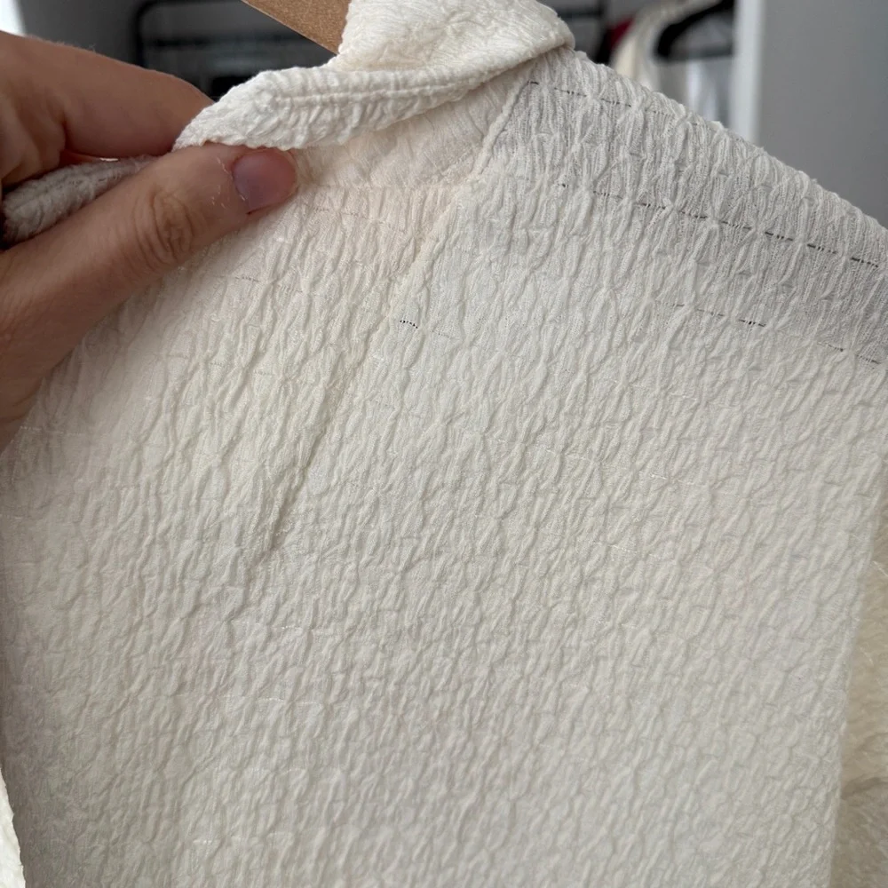 Madewell Crinkle Button Down Shirt - Picture 5 of 8